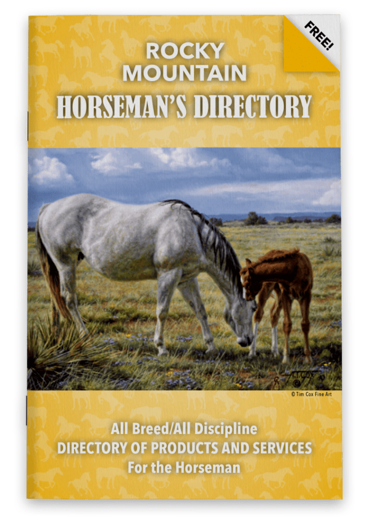 Cover of the Rocky Mountain Horseman's Directory.
